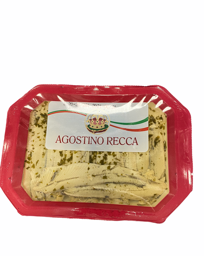 Recca Marinated Anchovy Fillets in Tray - 200gr