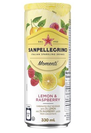 San Pellegrino Momenti Lemon Raspberry 330ml