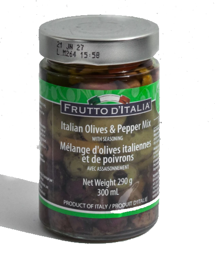 Frutta D'italia Olives & Pepper Mix 290gr